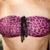 Micro ruched boob tube bandeau