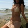 Micro Mesh mini skirt