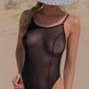 Mesh Bay Watch THONG Tank